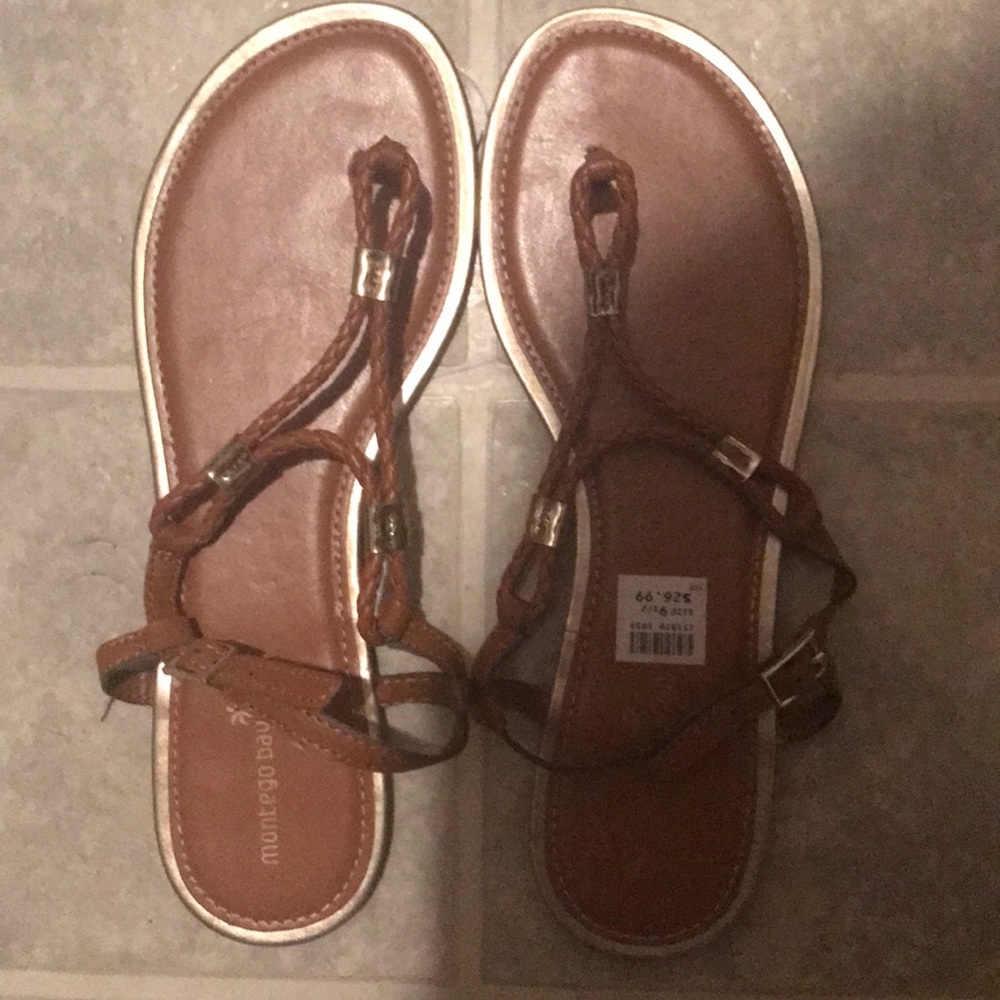 Tan sandals